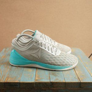 Reebok CN1042 Womens Crossfit Nano 8.0 Training Athletic Shoes Gray Blue Sz 8.5